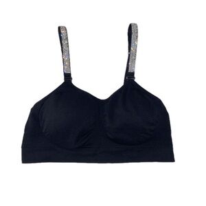 Strap-Its Soft Rhinestone Sparkle Sports/Lounge Bra